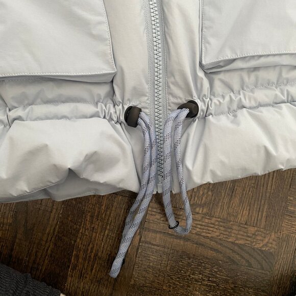 NWOT - Lole Kylee Water Repellent Puffer Jacket In Fog Blue - - Picture 10 of 15